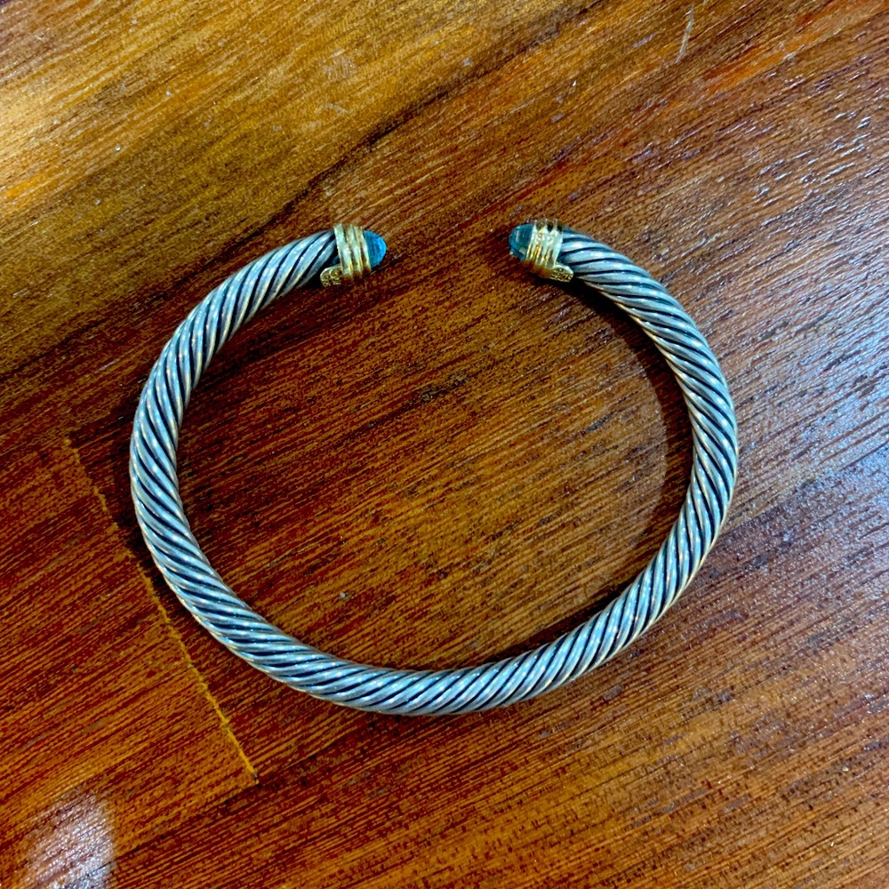 David Yurman Topaz Classic cable bracelet, 5mm
